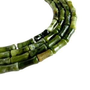 Cuentas Sueltas de Jade Jasper Verde Claro, 16 Pulgadas - Product Image 2