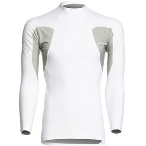<b>Men's</b> Full Sleeve Rash Guard <b>Swim</b> <b>Shirt</b> with Sun Protection Eco-Friendly Anti-Bacterial Breathable Seamless Spandex Fabric 180g - Product Image 2