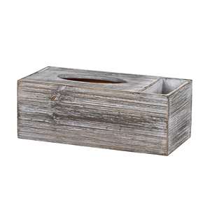 Caja de pañuelos de madera negra de lujo, cuadrada, multifuncional, para servilletas, para hotel, restaurante y mesa del hogar. - Product Image 4