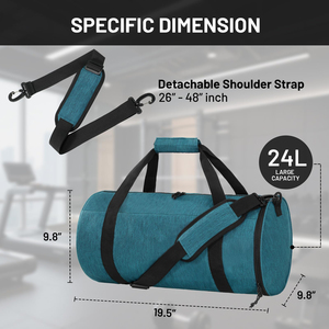 Manufacture Custom Made Durable Gym <b>Bag</b> With Multiple Pockets Perfect For <b>Training</b> Workout Yoga And Outdoor Activities - Product Image 4