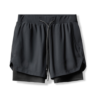 Hot Sale Men's Solid Casual Gym <b>Shorts</b> Elastic Waist <b>Quick</b> <b>Dry</b> Breathable Fitness Durable Mid Waist Spandex/Polyester WEAR - Product Image 1