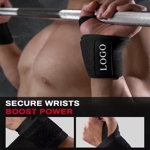 Bandes de Soutien Élastiques Premium pour Poignets, Sangles de Musculation et de Powerlifting Robustes, avec Boucle pour Pouce, pour Entraînement de Musculation - Product Image 6