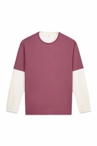 Camiseta Personalizada de Manga Larga con Doble Capa de Algodón 100%, Diseño Gráfico con Logotipo Impreso y Corte Cuadrado - Product Image 2