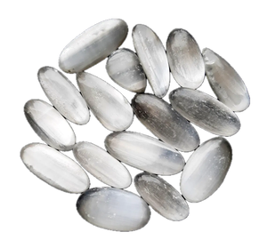 Pierre de Sélénite Cabochon pour la Croissance Professionnelle, l'Élimination des Énergies Négatives, la Guérison Reiki, la Méditation, Bijou Cadeau - Product Image 4