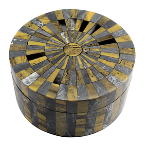 Custom Eco-Friendly Classic Bone Inlay Stainless Steel Jewelry Storage Decorative Boxes for Kitchen & Study - Product Image 4