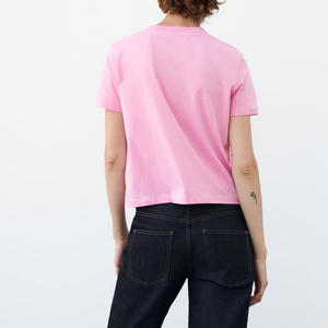 Camiseta de Manga Corta a Precio de Fábrica, Camiseta Informal Moderna para Mujer, Corte Regular, Estilo Informal y Moderno - Product Image 3