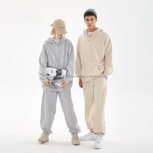 Alta calidad bajo OEM MOQ personalizado 16 colores 360g 100% algodón tallas grandes hombres sudaderas con capucha ropa de hombre - Product Image 1