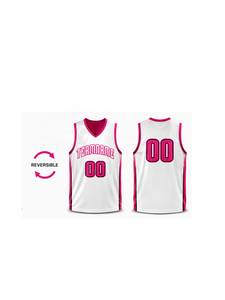Maillot de basket-ball réversible personnalisé par sublimation, séchage rapide, 100 % polyester respirant, uniforme de basket-ball en mesh pour équipe - Product Image 2