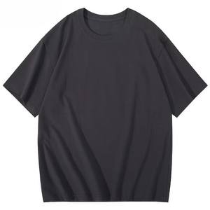 Camiseta de Algodón de 230g de Peso Pesado, Corte Holgado, Cuello Redondo, Color Sólido, Casual, Manga 5/6, Básica, Moderna, para Hombre, de Fábrica OEM - Product Image 5