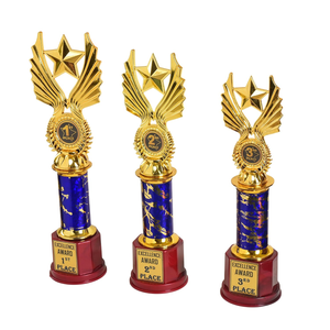 Trofeo de la Estrella de Oro para Premios de Excelencia, Trofeos Premium para Ganadores de Competiciones Deportivas, para Eventos Escolares y Premios - Product Image 1