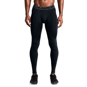 Wholesale <b>Men</b> Fitness Leggings <b>Compression</b> Running Gym <b>Tights</b> Spandex Elastic Waist Full Length Quick Dry Stretch Sportswear - Product Image 3