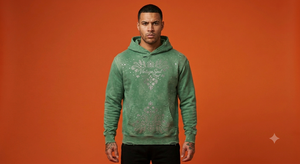 Sudadera con Capucha Vintage Lavada 100% Algodón para Hombre, Oversize, Forrada, Tejida, de Punto, Gruesa, para Invierno, Estilo Urbano, con Logotipo Personalizado - Product Image 5