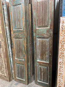 Porte d'entrée en bois massif personnalisée, en promotion, avec une construction durable et une finition moderne élégante, disponible au meilleur prix du marché - Product Image 5