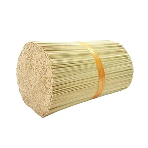 Promo Bleached Natural Bamboo Sticks any Size and Length, for making agarbatti, incense, decoration sticks +84-819753326