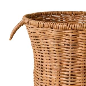 Sustainable Handwoven Rattan Floor <b>Vase</b> Tall Shape Natural Color Handmade <b>Decorative</b> <b>Vase</b> For Wholesale Bulk Interior Projects - Product Image 5