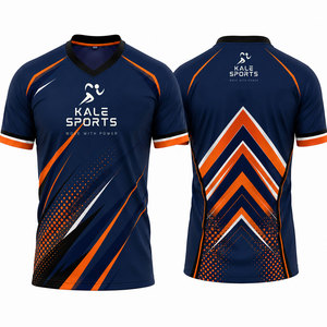 เสื้อฟุตบอลดีไซน์ใหม่ แขนสั้น สกรีนโลโก้ด้านหน้าและด้านหลังได้ ระบายอากาศได้ดี ชุดกีฬาสำหรับฝึกซ้อมฟุตบอลสำหรับผู้ใหญ่ - Product Image 2