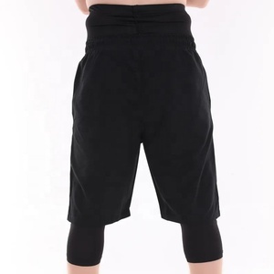 กางเกงว่ายน้ำชายมุสลิมแบบคลุมเข่า ปิดหน้าท้อง สีพื้นเรียบ แห้งเร็ว เหมาะสำหรับกีฬากลางแจ้ง ฟิตเนส ว่ายน้ำ กระดานโต้คลื่น - Product Image 4