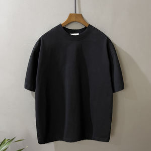 Camiseta Oversize para Hombre, Corte Holgado, Algodón Suave, Cuello Redondo, Manga Corta, Estilo Urbano, Casual, Relajada, Cómoda para el Día a Día, Top Básico - Product Image 1