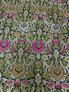 luxurious damask multi colored fabric - Product Image 3