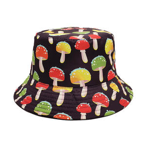 Custom logo Multi Color Optional Men Women's Bucket <b>Hat</b> <b>Summer</b> Fishing <b>Hats</b> Outdoor - Product Image 4