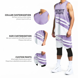 Ensemble de maillots de basket-ball personnalisés par sublimation pour hommes et femmes, tenue d'équipe respirante, vêtements de sport, fabrication OEM ODM directe d'usine - Product Image 6