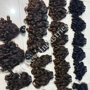 ผมอินเดียแบบดิบ ไม่ผ่านการแปรรูป ผมหยิกแบบเบบี้อินเดีย / ผมมนุษย์แบบหยิกพม่า / มัดผมเต็มช่อแบบอินเดียหยิกแบบเบบี้บันซี่เคอร์ลี่ - Product Image 6