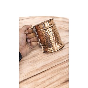 New Arrival <b>Copper</b> Mug Indian Hand Crafted Russian <b>Copper</b> Coffee <b>Cup</b> With Matching Handle <b>Copper</b> Mug - Product Image 3