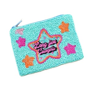 Vintage Style Seed Beads Embroidery <b>Custom</b> Size Beaded Coin Purse Travel Fashion Gift Boutique Brand - Product Image 4