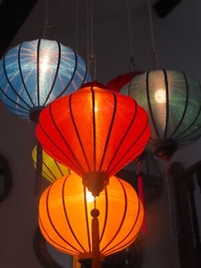 Silk Lanterns Bamboo Silk Lanterns Hanging Lights For Mid Autumn Festival Decor Vietnam Silk Lanterns Outdoor - Product Image 4