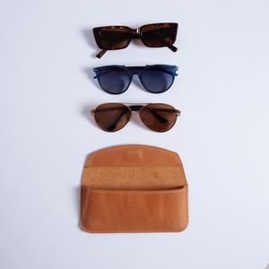 Handmade Leather <b>Glasses</b> <b>Case</b> Genuine Cowhide Pouch Luxury <b>Soft</b> Slim Travel Sunglasses Cover Spectacles Bag LGC-0105 - Product Image 5