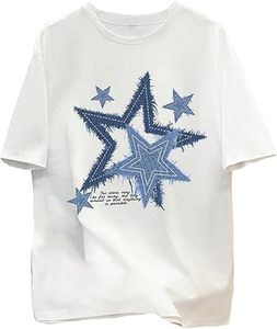 Camiseta Y2K para Hombre, Manga Corta, Cuello Redondo, Corte Ajustado, 100% Algodón - Product Image 1