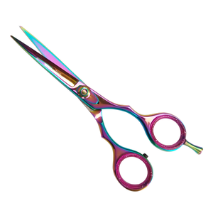 Tijeras de Barbero de Acero Inoxidable de Alta Calidad con Mango de Cerámica para Diestros, con Borde Afilado y Punta Cerrada, Herramienta de Salón - Product Image 6