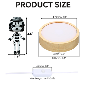 Lámpara LED 3D con Forma de Zebra, Luz Nocturna con Cable USB Tipo A, Control de un Botón, Tamaño Pequeño, Brillo Suave para Decoración de Dormitorio y Regalo - Product Image 6