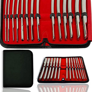 Ensemble de dilatateurs utérins Hegar en acier inoxydable, manuels, instruments chirurgicaux essentiels en gynécologie - Product Image 4