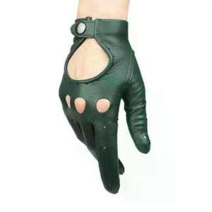 Gants en cuir d'agneau véritable pour femmes, vente en gros, rouge, mode hiver, élégants, confortables - Product Image 1