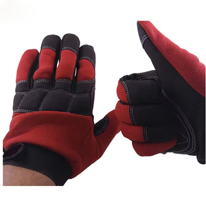 Industrial Heavy-Duty Reinforced Palm Working Safety <b>Gloves</b> Anti-Impact Hand Protection <b>Touch</b> <b>Screen</b> Leather Mechanic <b>Gloves</b> - Product Image 3