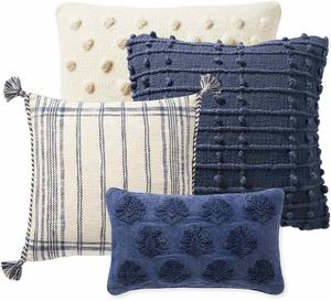 Luxury 2026 Boho Floral Pattern Cotton Cushion Cover By Indian Textiles H/L Handwoven Decorative <b>Throw</b> <b>Pillow</b> Luxury Boho <b>Pillow</b> - Product Image 5