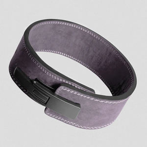 เข็มขัดยกน้ำหนักหนังวัวแท้หนา 10 มม. สำหรับผู้ชายและผู้หญิง สีขาว ป้องกันอย่างมืออาชีพ สำหรับการฝึกซ้อมในยิม - Product Image 3