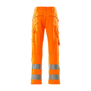 กางเกงนิรภัยแบบสั่งทำพิเศษ สีดำ ไมโครไฟเบอร์ กันน้ำ ระบายอากาศ กันกรด สะท้อนแสง มองเห็นได้ชัดเจน ป้องกันลม - Product Image 2