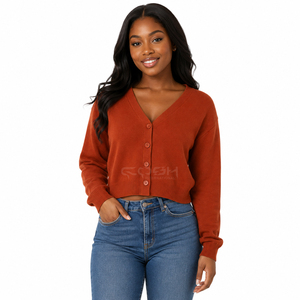 Cosh International Sisterhood Sorority Wholesale Custom Cotton Women's <b>Cardigan</b> <b>Sweater</b> Long Sleeve Autumn Winter Casual - Product Image 1