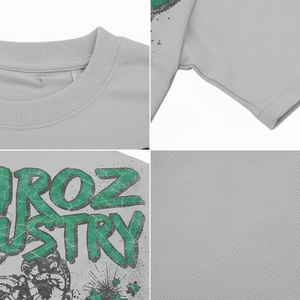 T-shirts pour hommes à motifs unis, impression graphique, design personnalisé, 100% coton, tissu respirant, haute qualité, vente en gros - Product Image 2