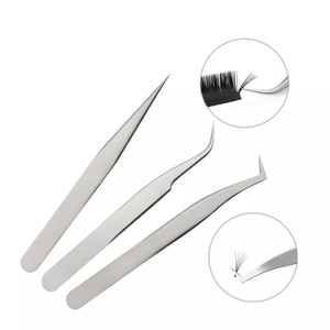 Pince à épiler pour cils à succès, 90 degrés pour volume, 45 degrés pour isolation, avec logo personnalisé - Product Image 2