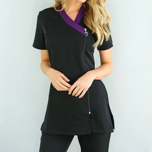 Tunique de salon de beauté personnalisée, nouvelle mode, élastique, uniforme de spa, uniforme de personnel d'hôtel - Product Image 2