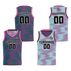 Maillots de basket-ball réversibles personnalisés en sublimation pour enfants et hommes – Vente en gros - Product Image 1