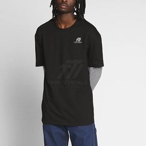 เสื้อยืดผู้ชายสองชั้นคุณภาพสูง ผลิตในปากีสถาน พร้อมบริการสกรีนโลโก้ตามสั่ง - Product Image 2