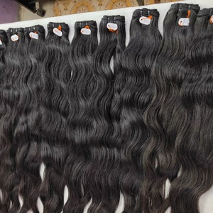 Remy Grade 100% Virgin Cuticle Aligned Indian Human Hair Extensions Body Wave <b>Machine</b> Double Weft Free Sample Unprocessed 100g - Product Image 6