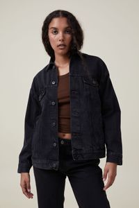 Chaqueta Vaquera para Mujer, Color Índigo Oscuro, Sin Decoloración, Calidad Premium - Product Image 5