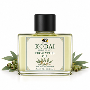 Aceite de Eucalipto 100% Puro y Natural de Kodai Global Export, Origen Tamil Nadu, Multifuncional para el Cuidado de la Piel y el Cabello, Hidratante Corporal - Product Image 1