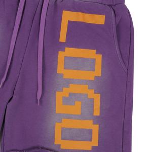 Pantalones Cortos Deportivos Relicstar Vintage Streetwear de Felpa Francesa para Hombre, Personalizados, 100% Algodón, Holgados, con Efecto Deslavado al Sol y Lavado Ácido - Product Image 4