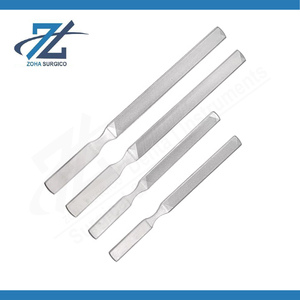 Lime à ongles professionnelle double face en acier inoxydable, grain 80, outil de pédicure et de manucure pour usage en salon, fabriqué au Pakistan - Product Image 4